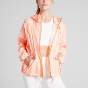 Athleta Women's Light Coral Utility Expedition Hike Shell Jacket S